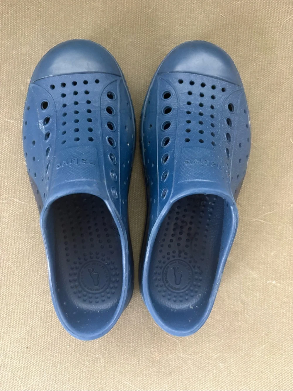 Native Kids Water Shoes in Navy Blue